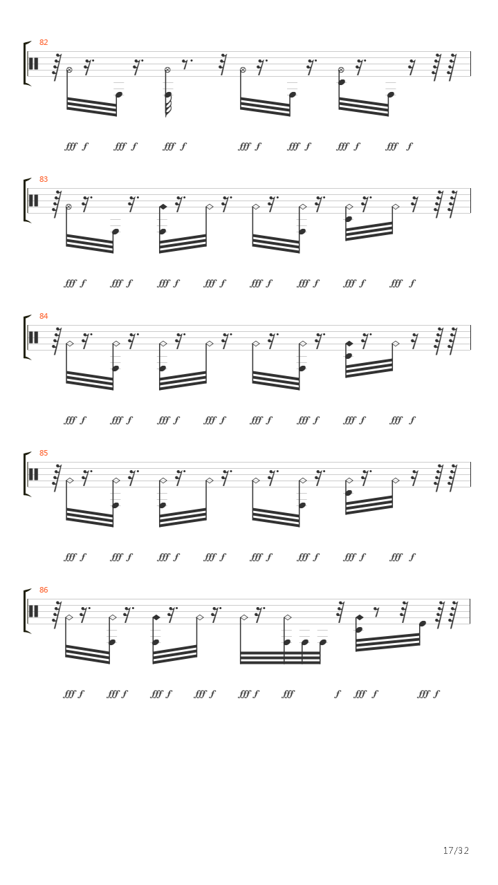 Paroxyst吉他谱