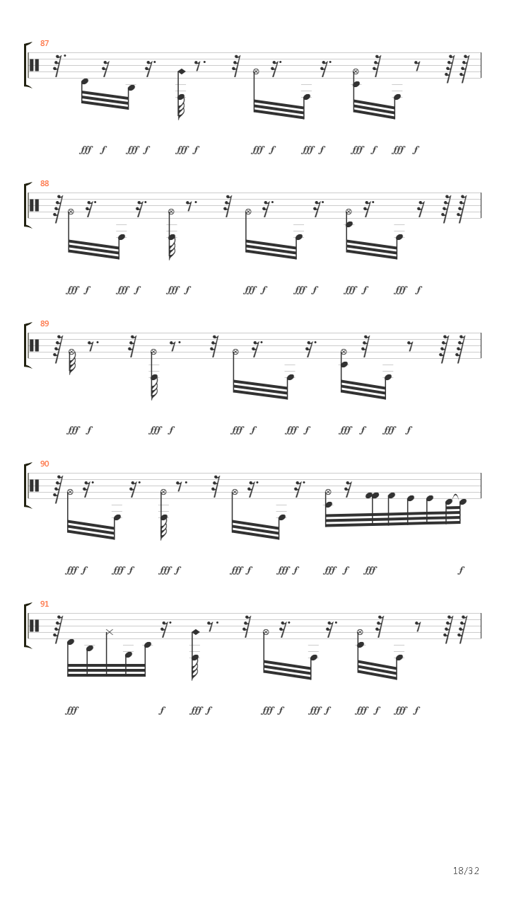 Paroxyst吉他谱