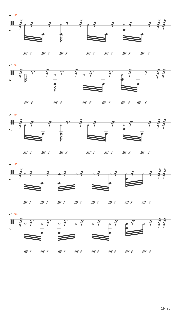 Paroxyst吉他谱