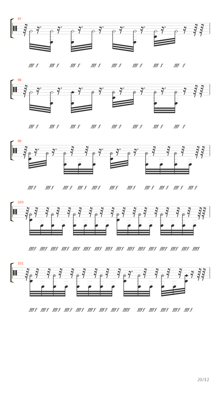 Paroxyst吉他谱