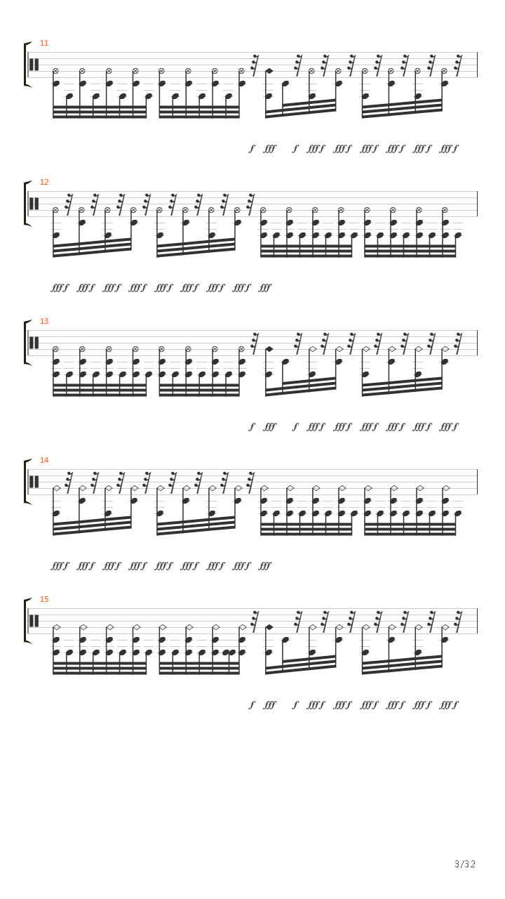 Paroxyst吉他谱