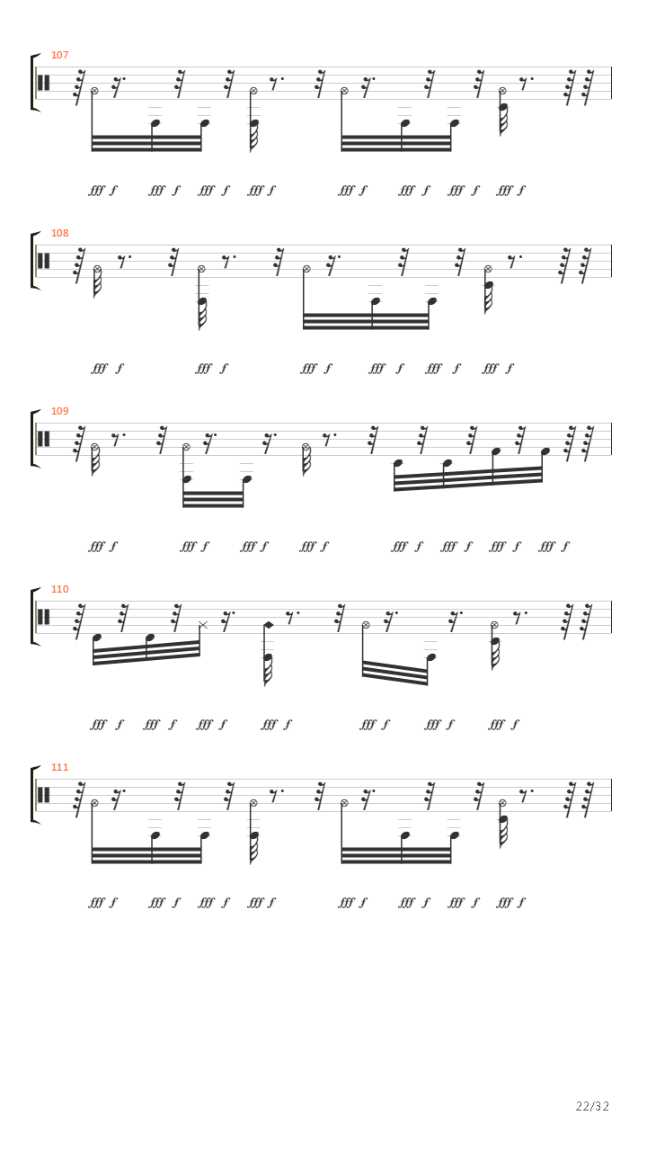 Paroxyst吉他谱