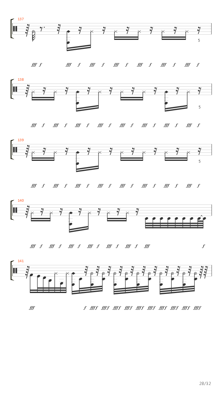 Paroxyst吉他谱