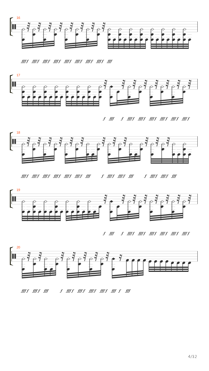 Paroxyst吉他谱