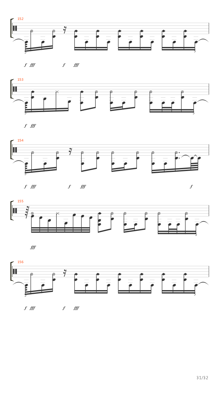 Paroxyst吉他谱
