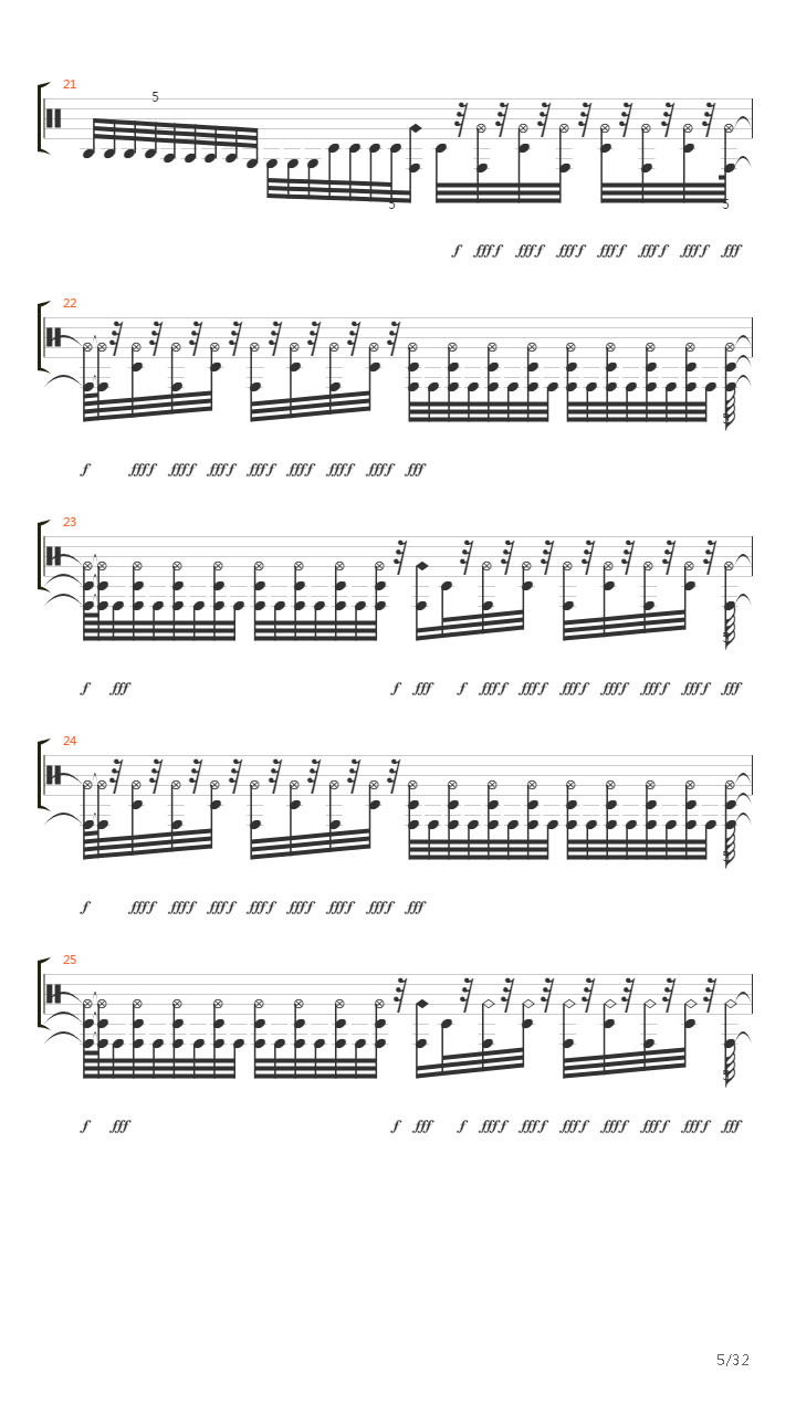 Paroxyst吉他谱