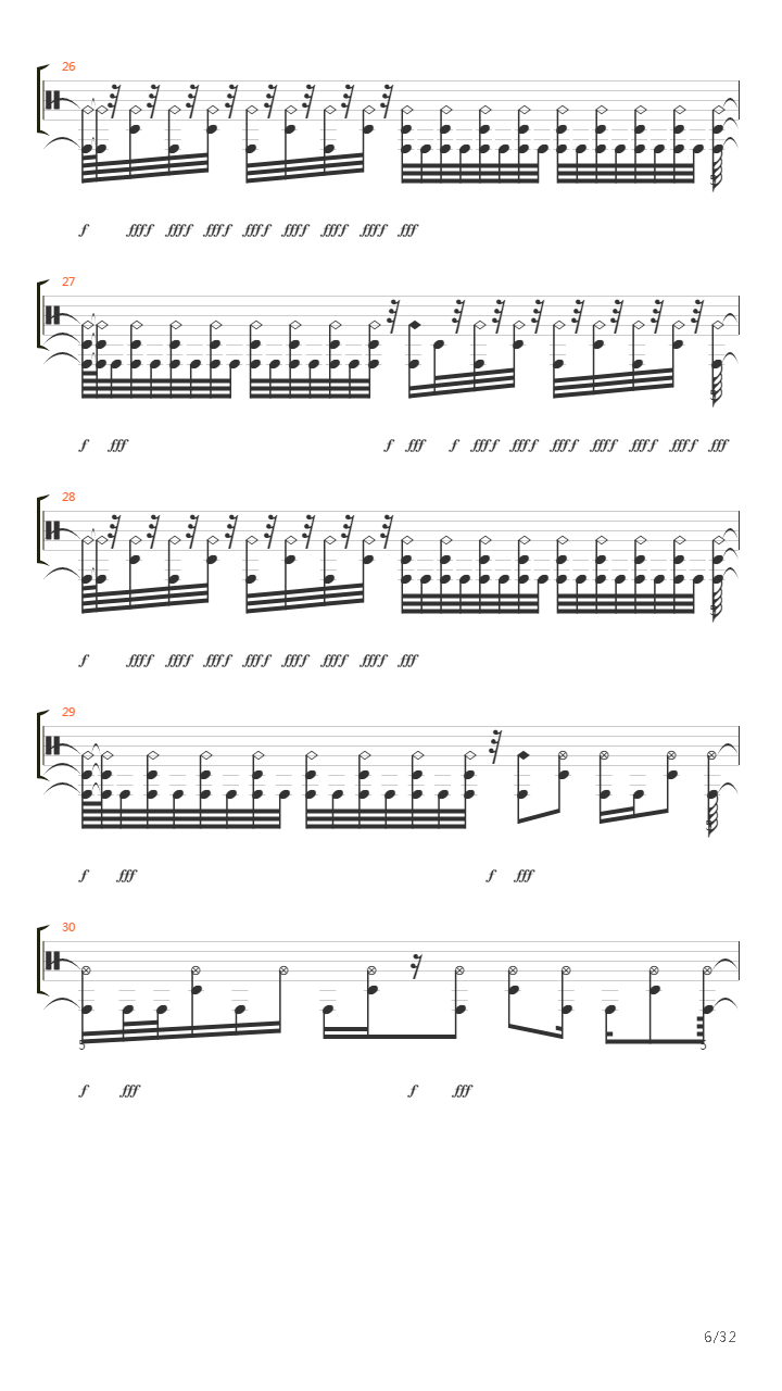 Paroxyst吉他谱