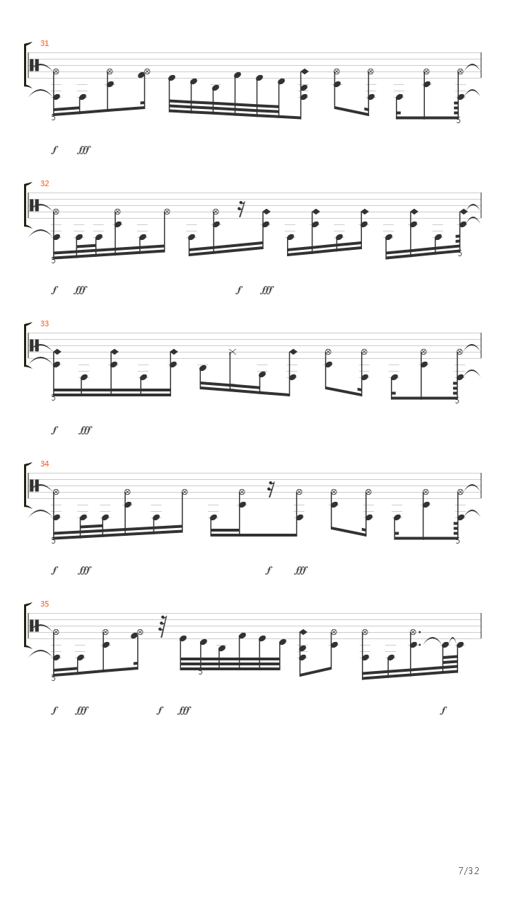 Paroxyst吉他谱