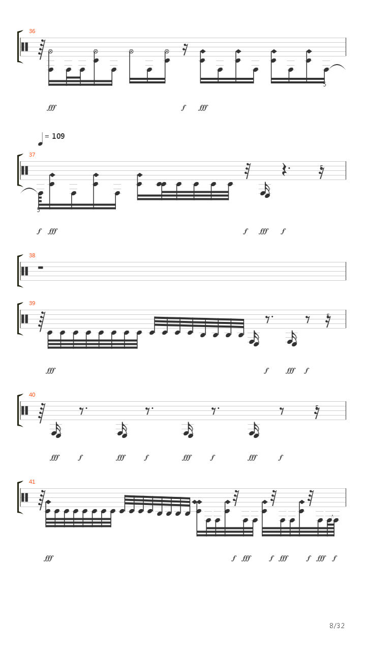 Paroxyst吉他谱