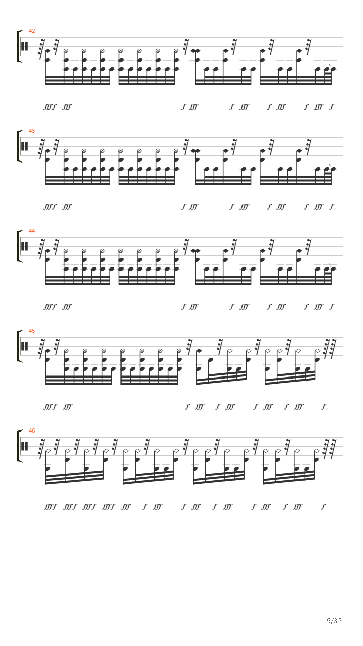 Paroxyst吉他谱