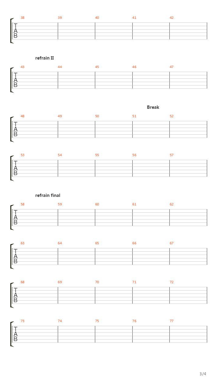 Music吉他谱