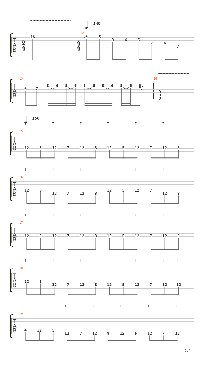 Classical Metal X吉他谱