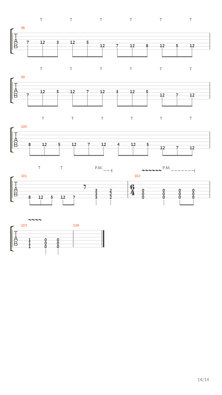 Classical Metal X吉他谱