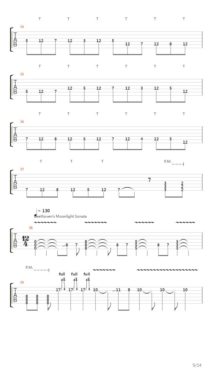 Classical Metal X吉他谱