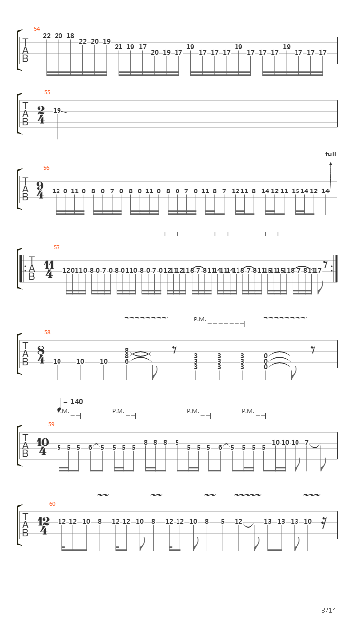 Classical Metal X吉他谱
