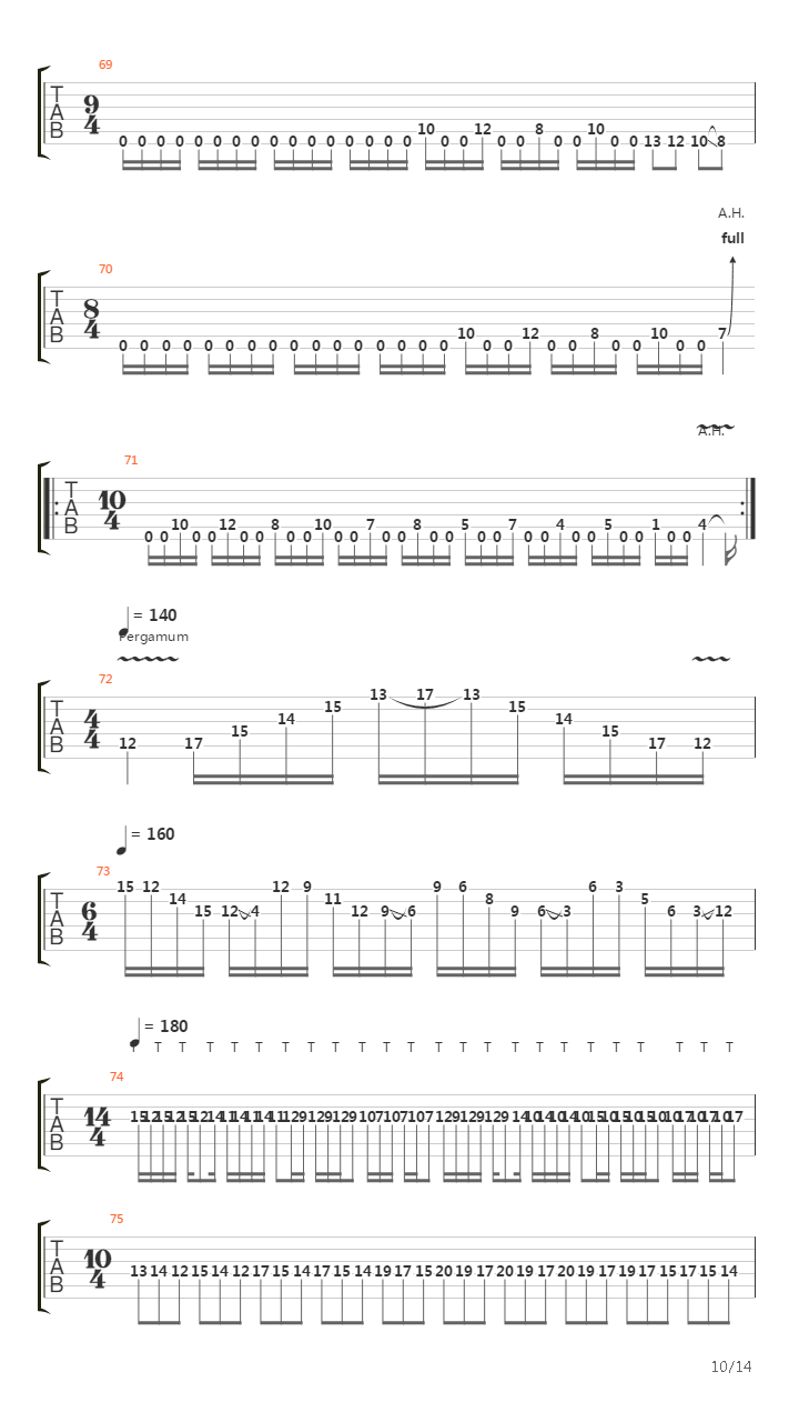 Classical Metal X吉他谱