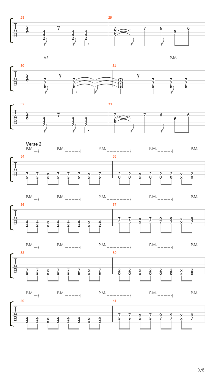 Marina吉他谱