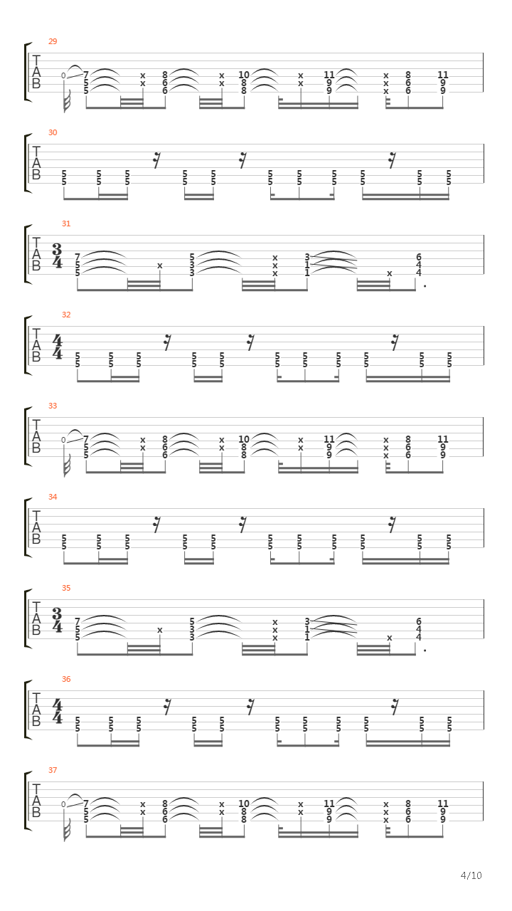 Martin X (part 2)吉他谱