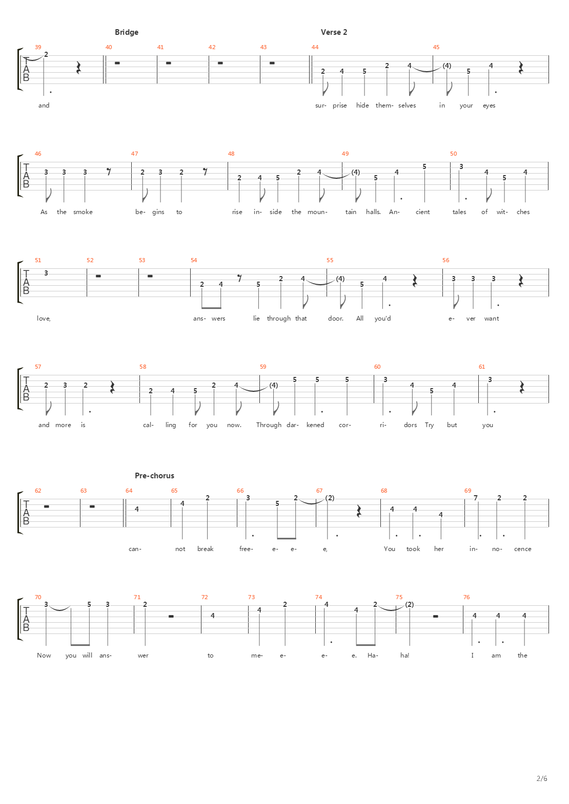 Hall Of The Mountain King吉他谱