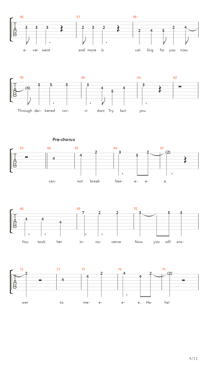 Hall Of The Mountain King吉他谱