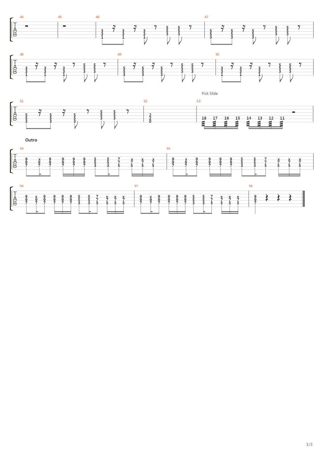 Nihilism吉他谱