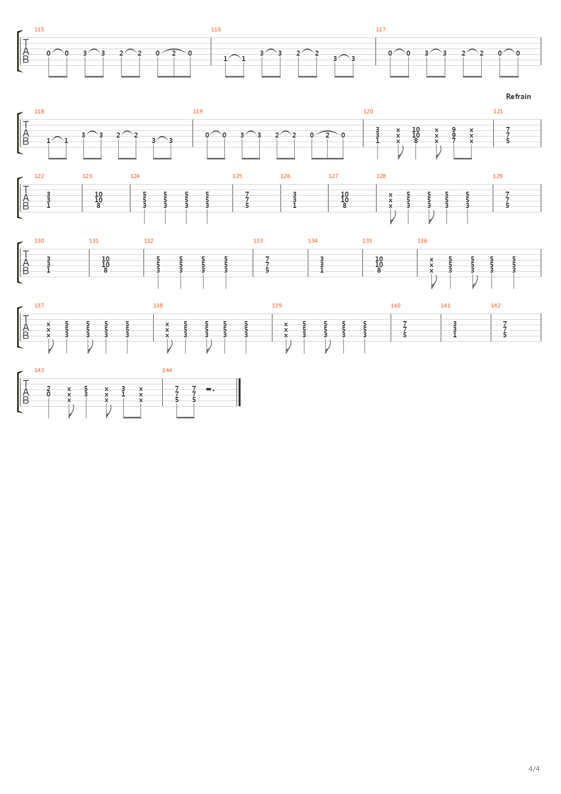 Vicio吉他谱
