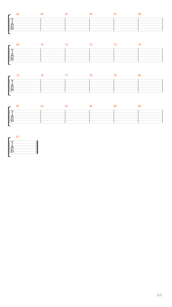 Medieval 2吉他谱