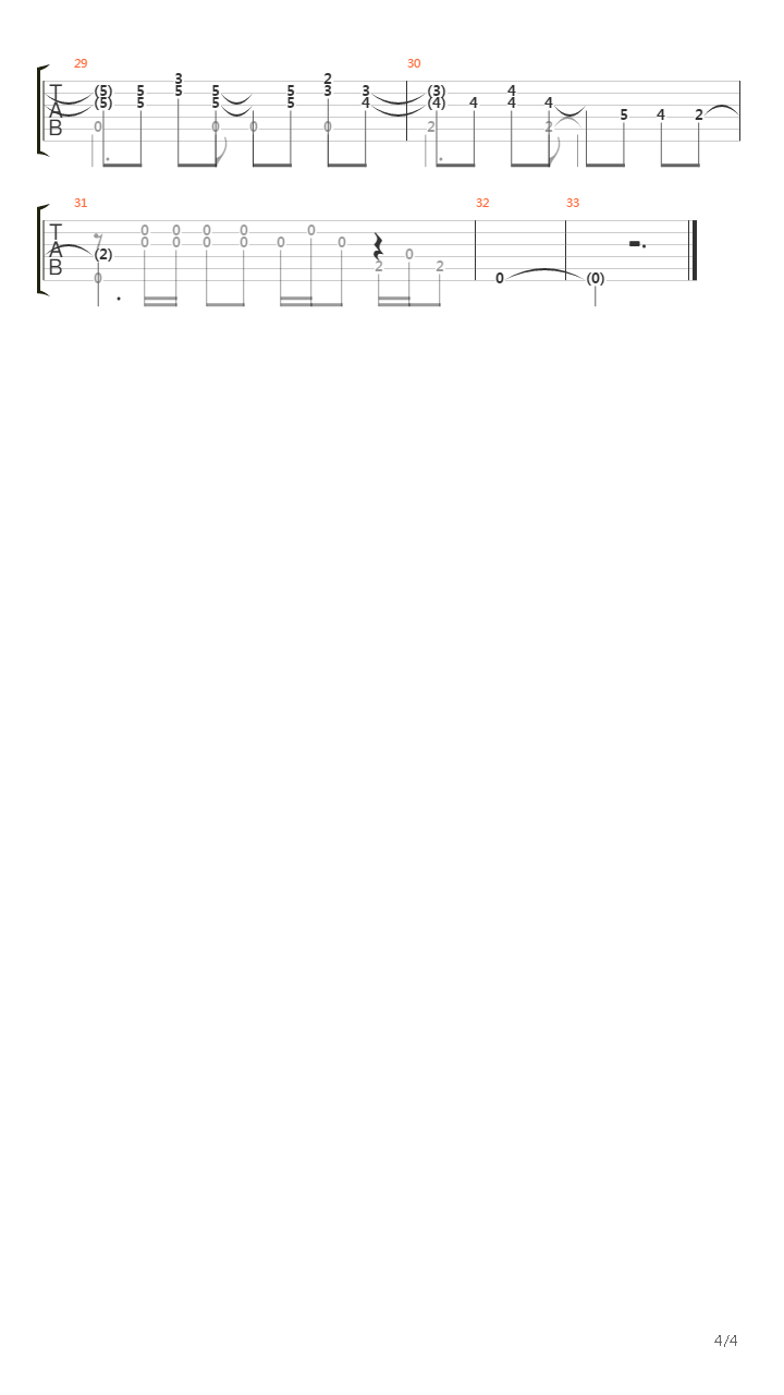 Cosa Sei吉他谱