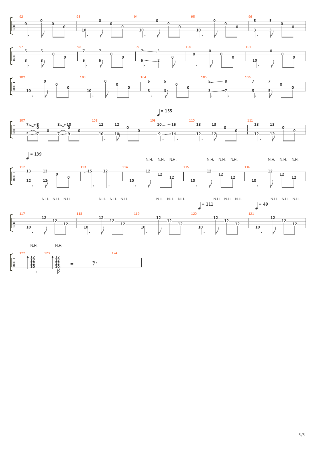 Le Gentil The Transit Of Venus吉他谱