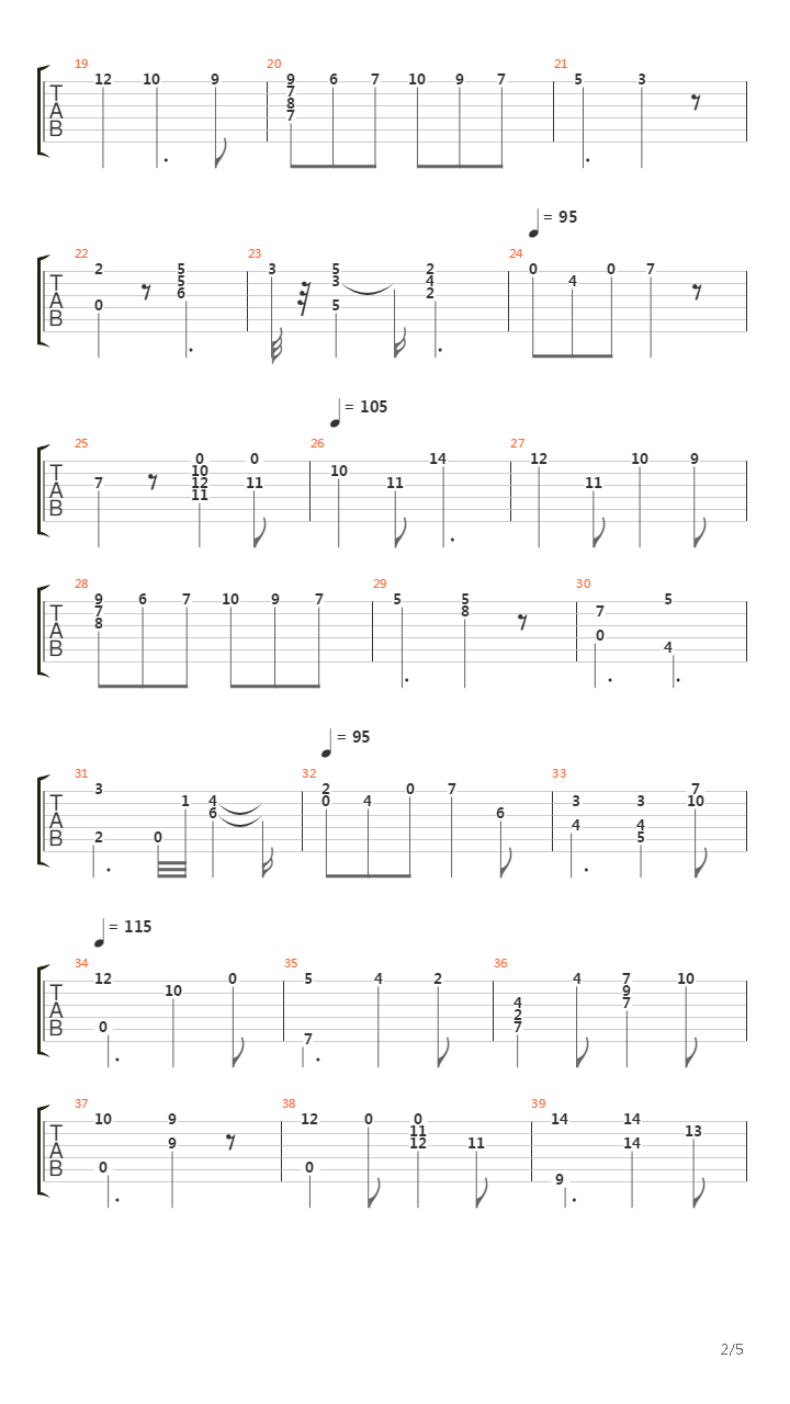 Berceuse吉他谱