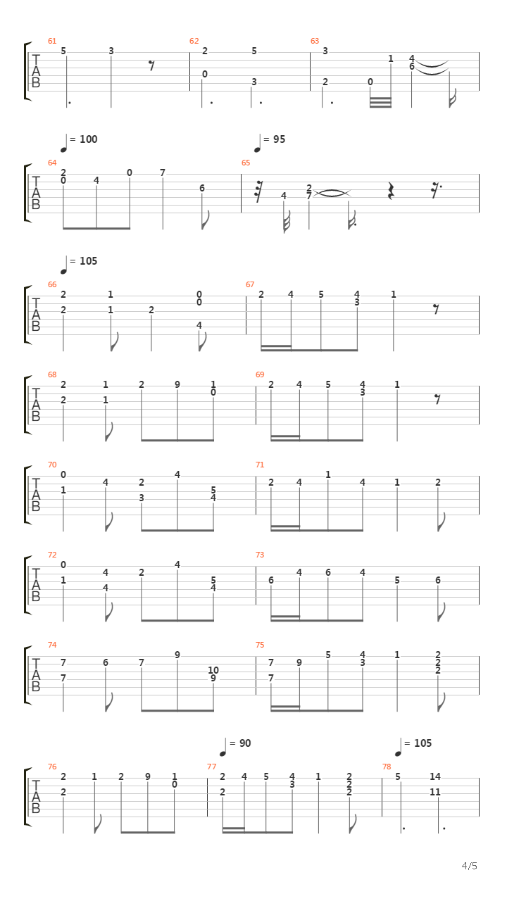 Berceuse吉他谱