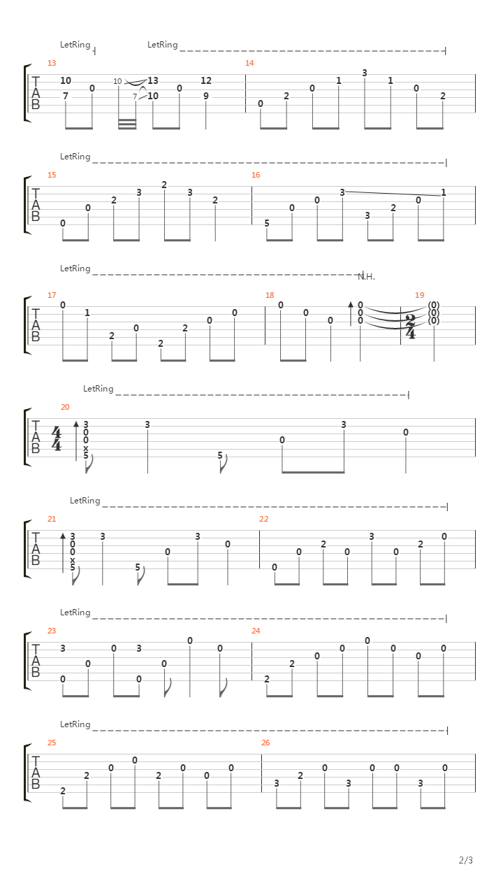 Vera吉他谱