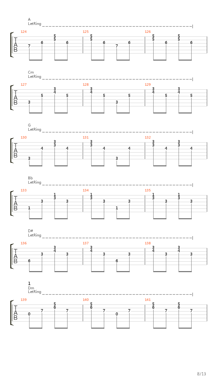 Toi吉他谱