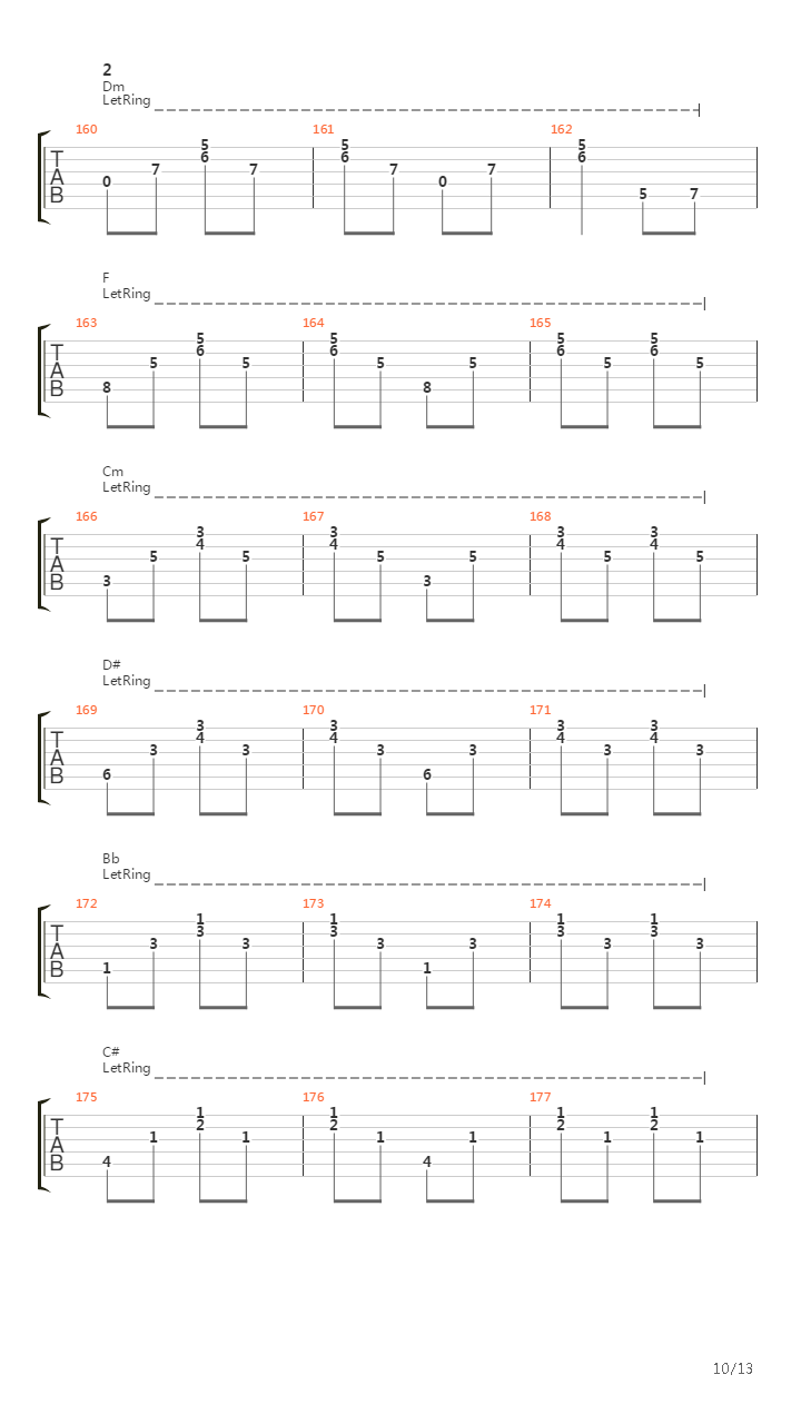 Toi吉他谱
