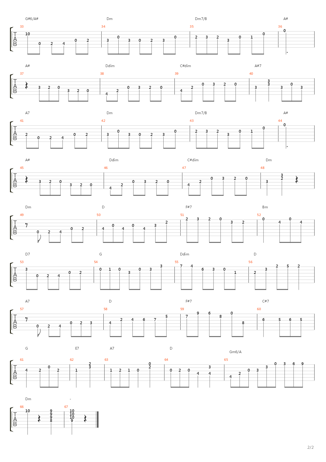 Patrimonio吉他谱