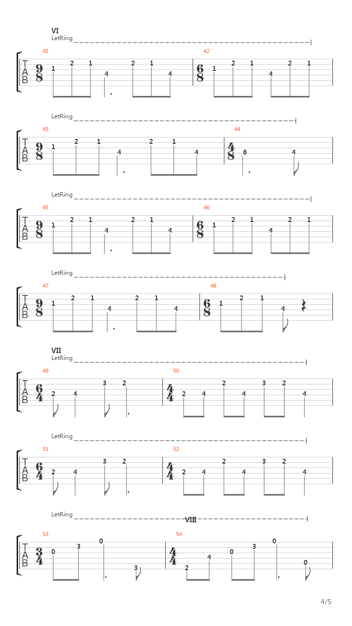 Having Second Thoughts吉他谱