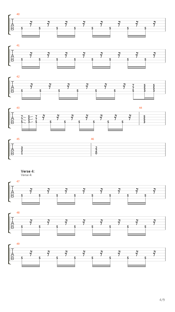 Egypt (The Chains Are On)吉他谱