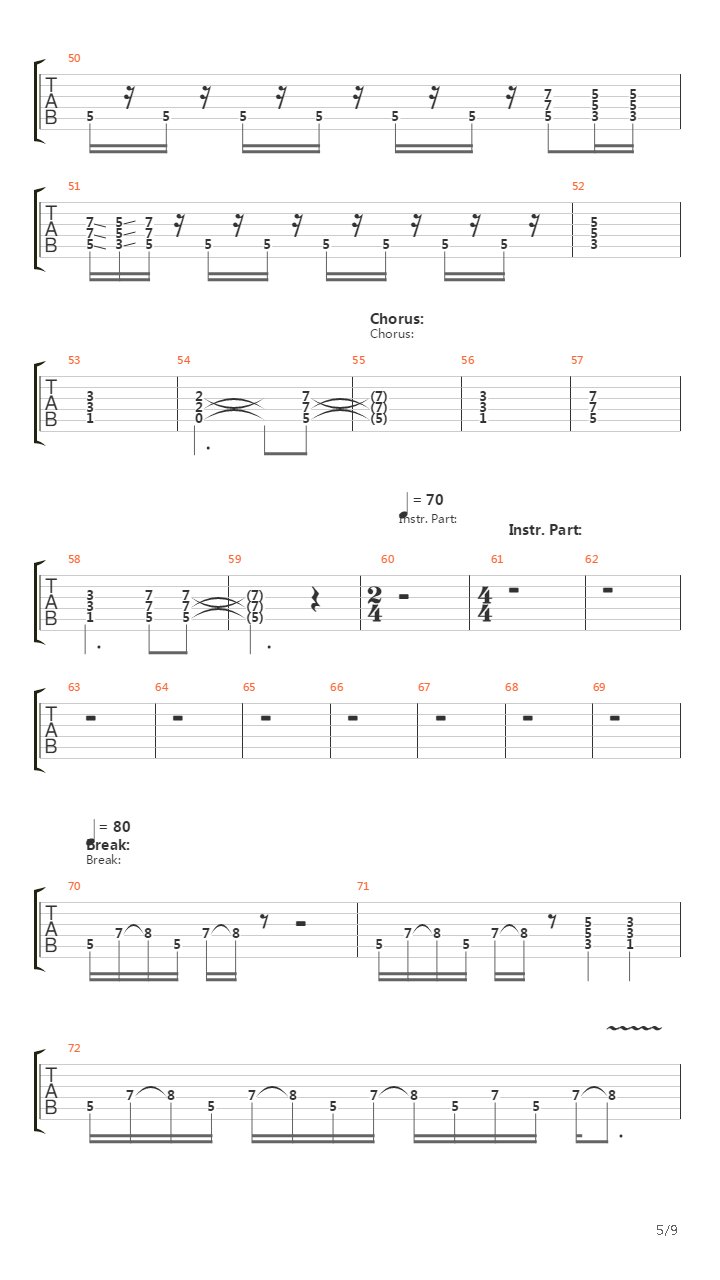 Egypt (The Chains Are On)吉他谱