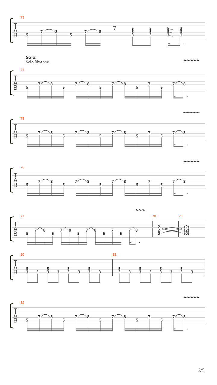 Egypt (The Chains Are On)吉他谱