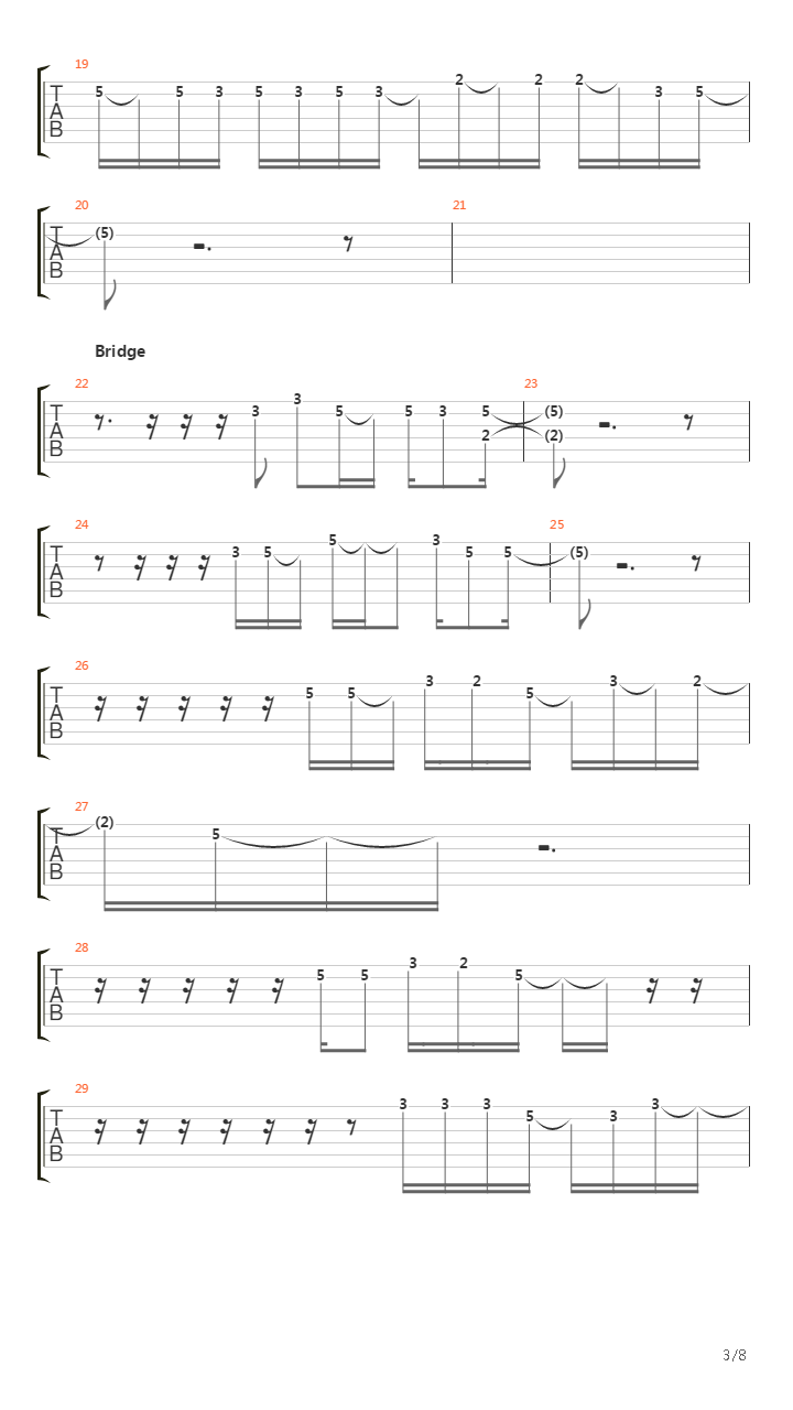 Crest Of A Wave吉他谱