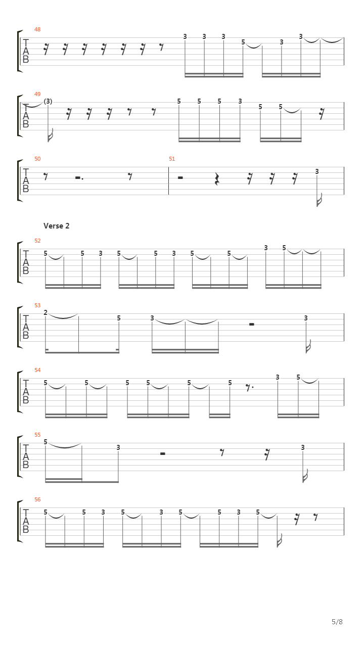 Crest Of A Wave吉他谱