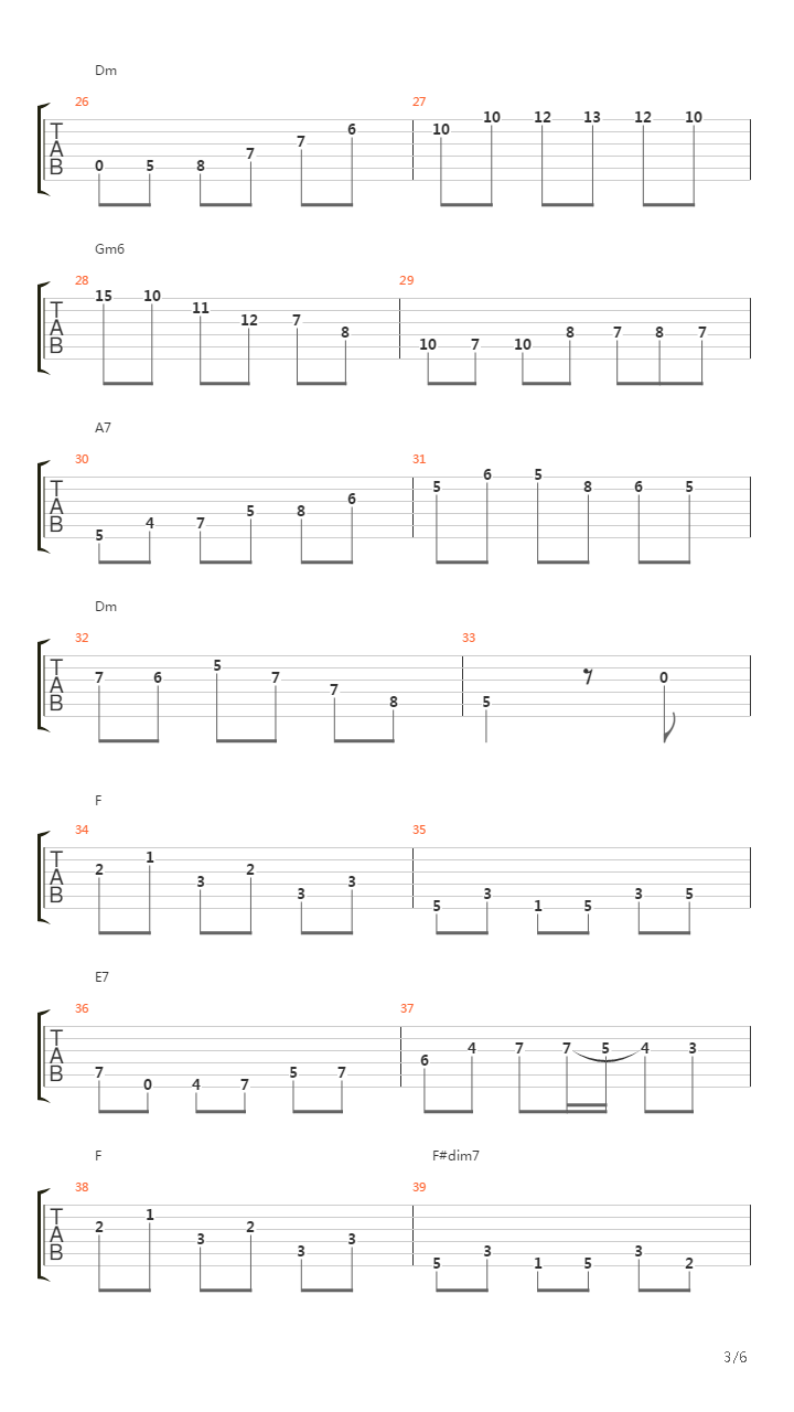 Wasso S Waltz吉他谱