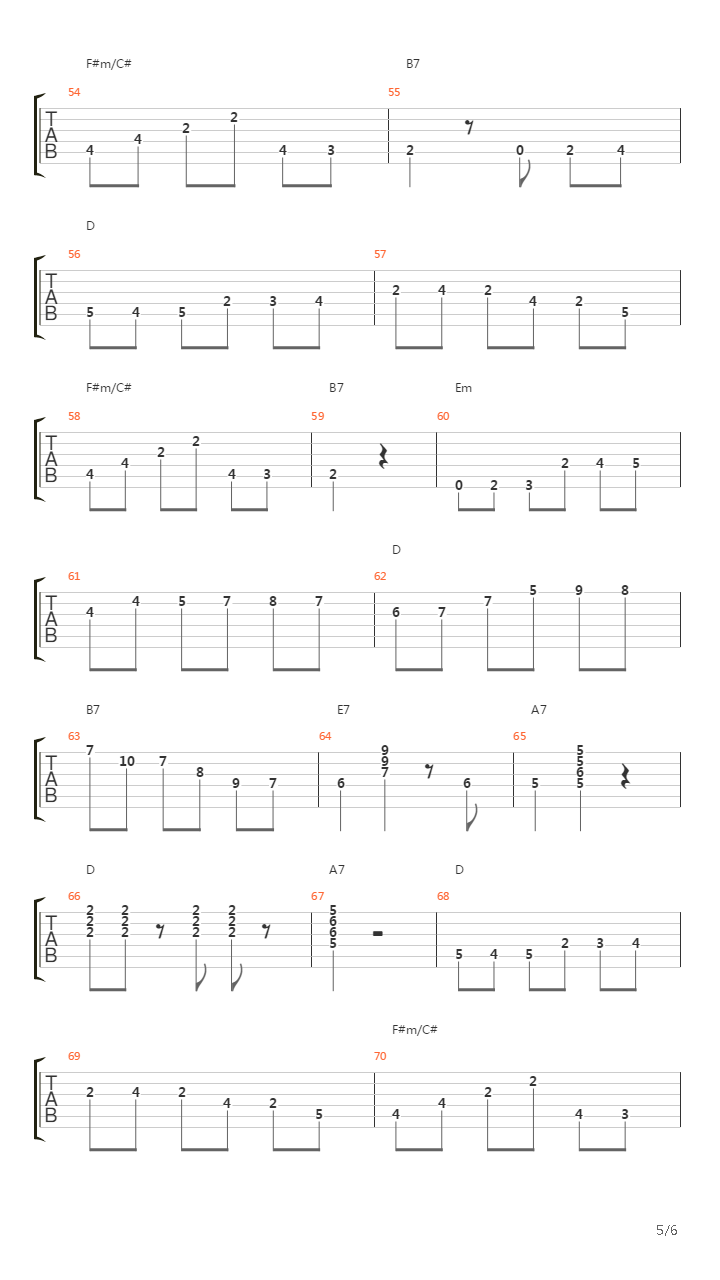 Wasso S Waltz吉他谱