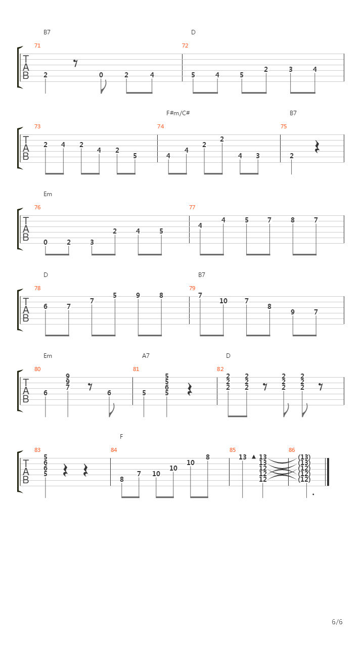 Wasso S Waltz吉他谱