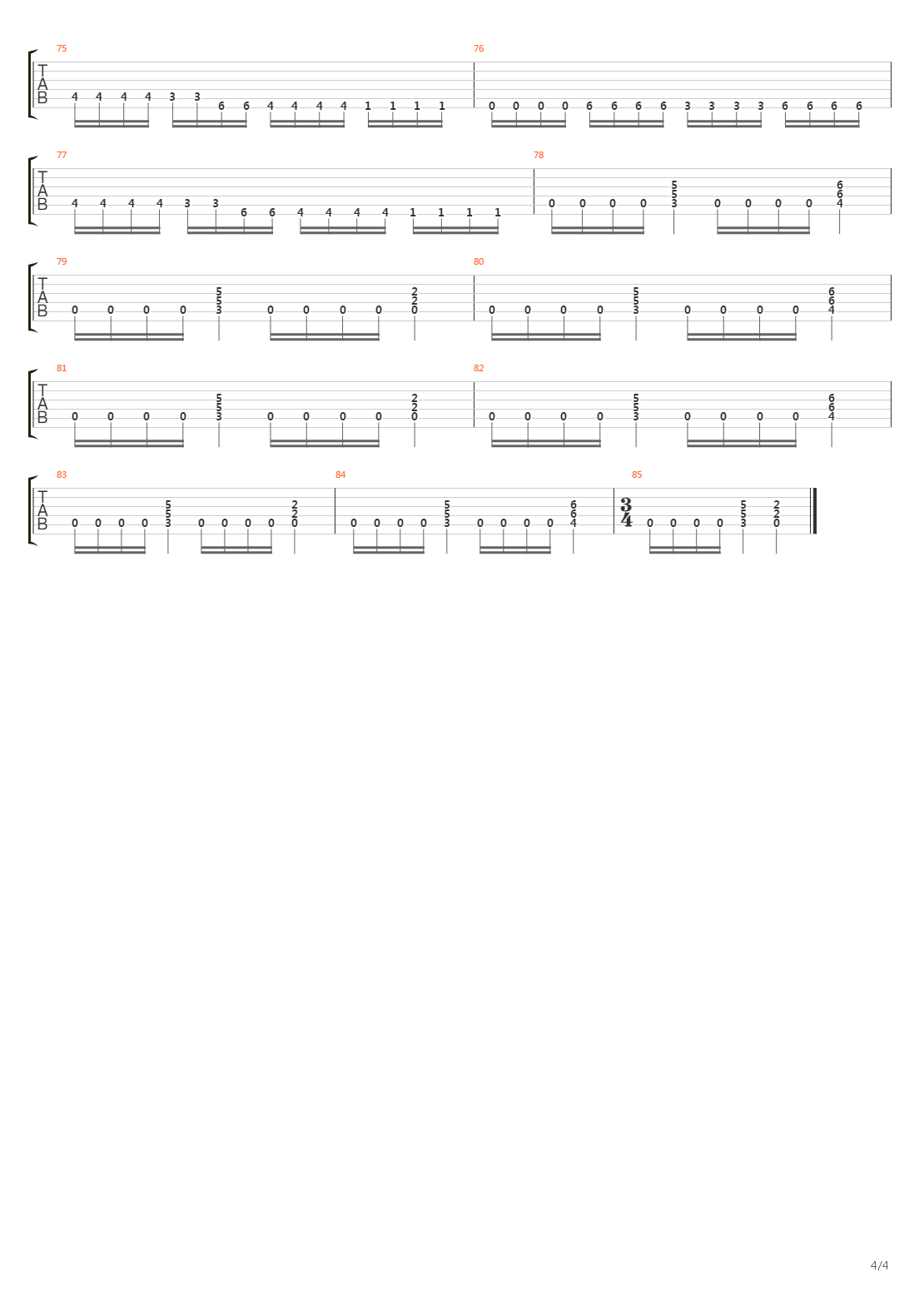 Targets吉他谱