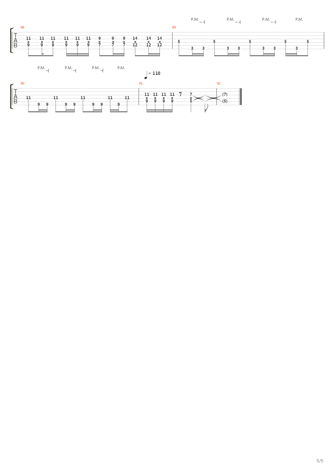 Countdown吉他谱