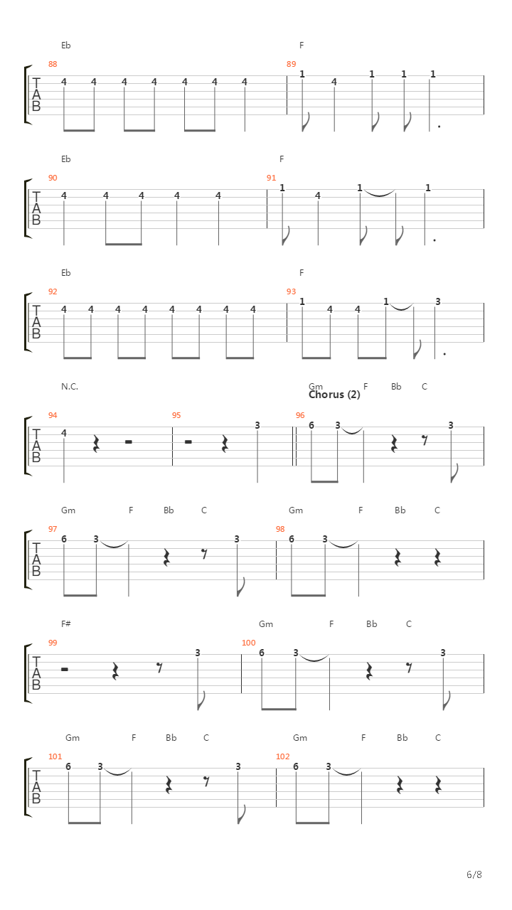 Because吉他谱