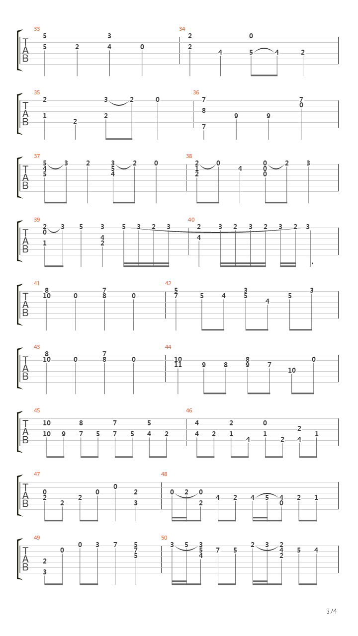 Sonata in E minor K11吉他谱