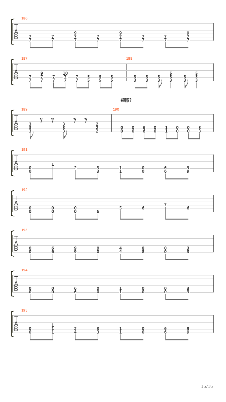 Пепел吉他谱