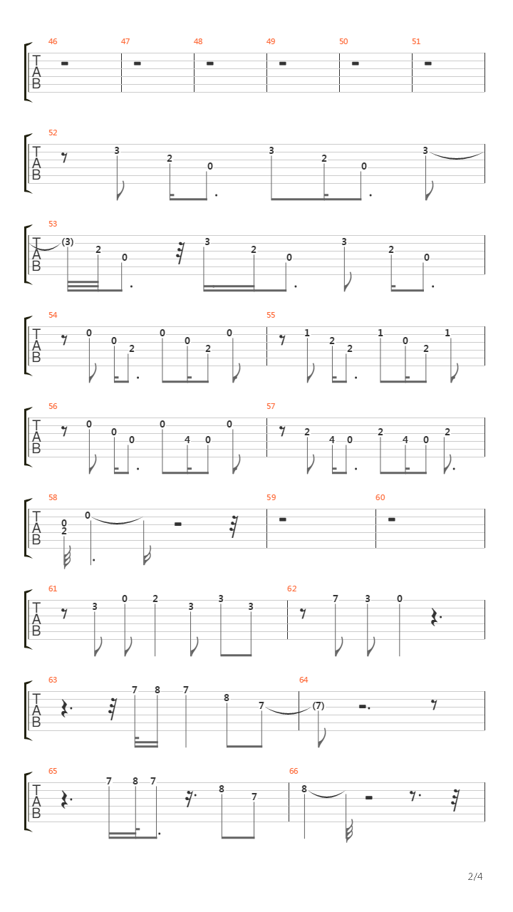 San Francisco吉他谱